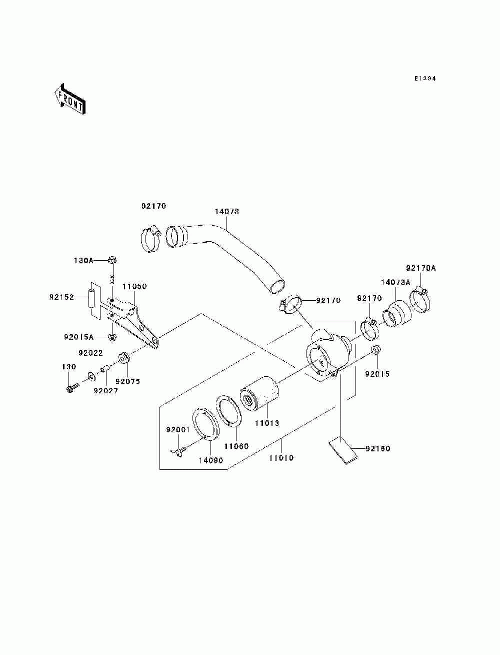 Air cleaner-belt converter