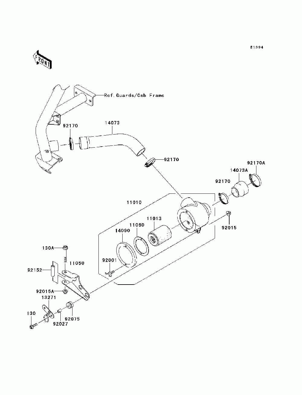 Air cleaner-belt converter