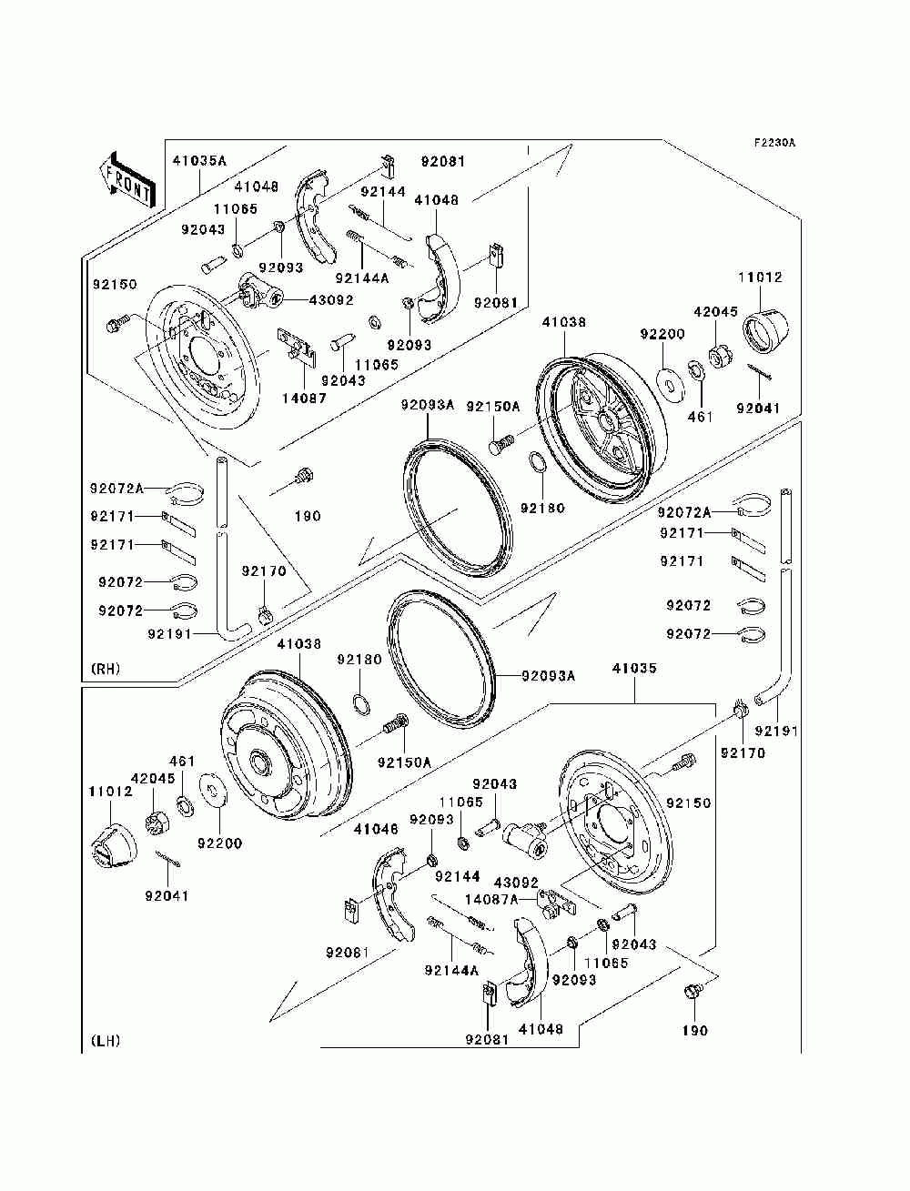 Front hubs_brakes(j7f_j8f)