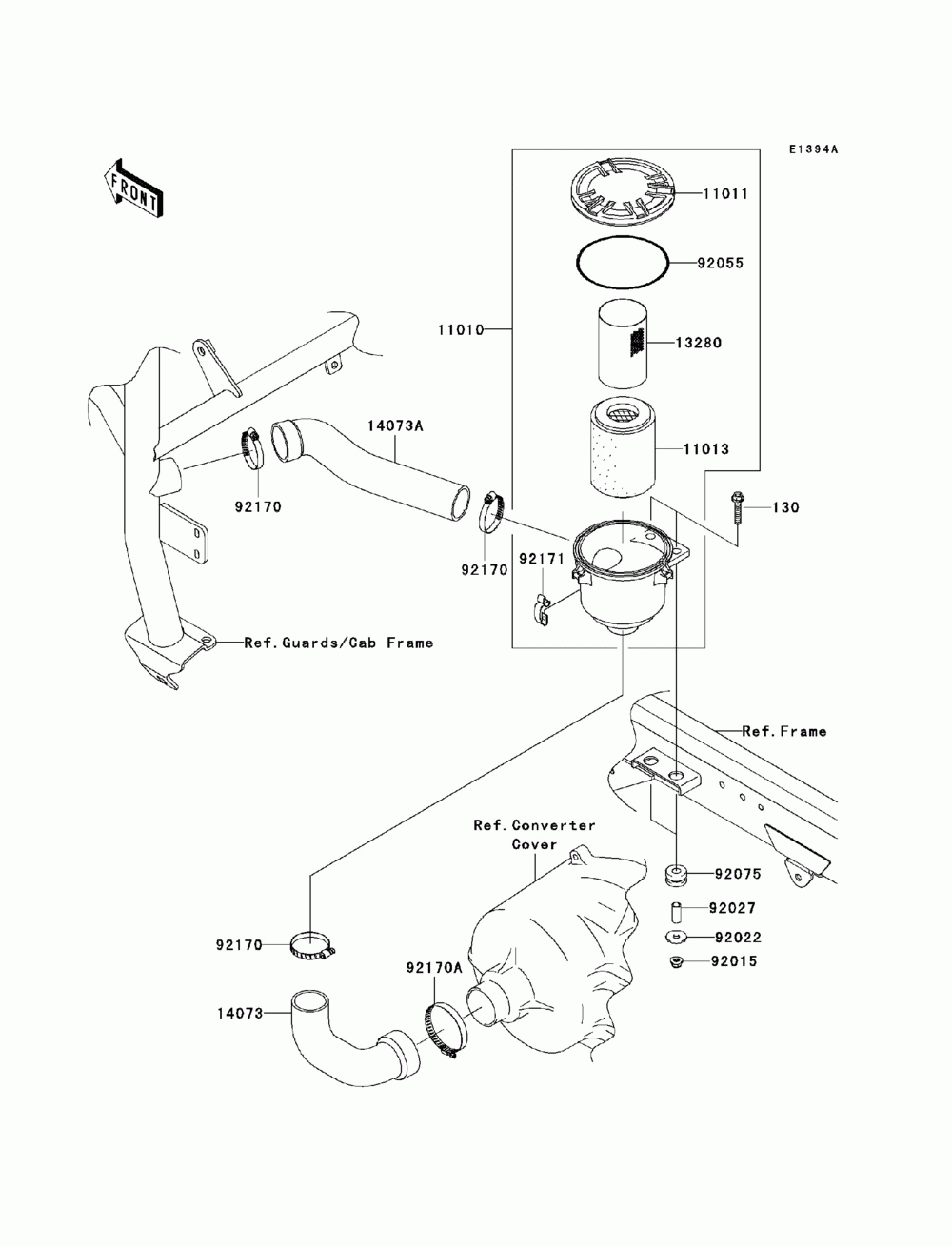 Air cleaner-belt converter(pbf_pcf)