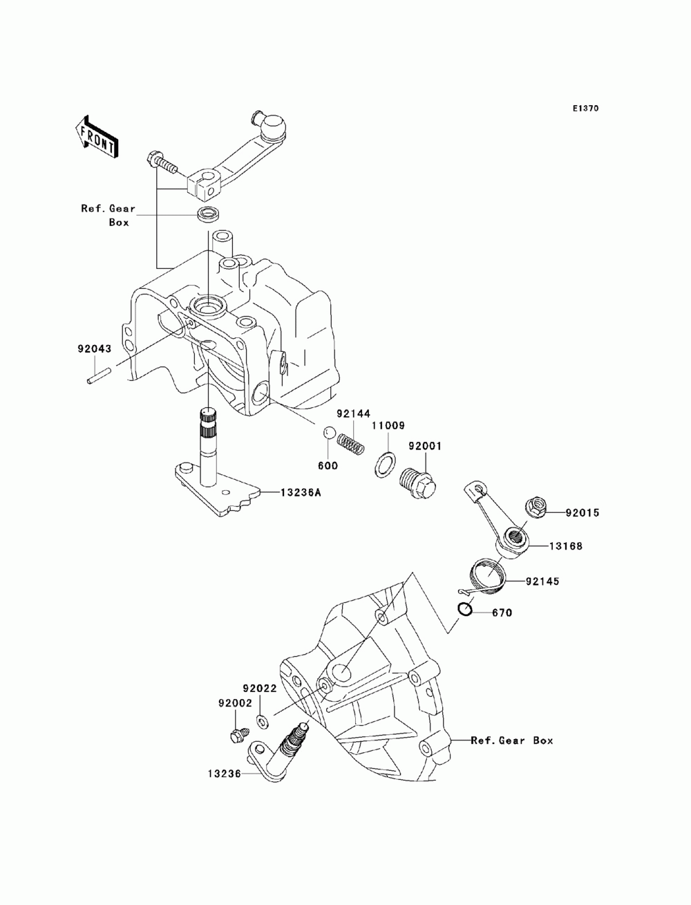 Gear change mechanism