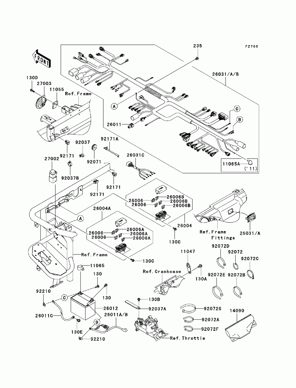 Chassis electrical equipment(p9f-pbf)