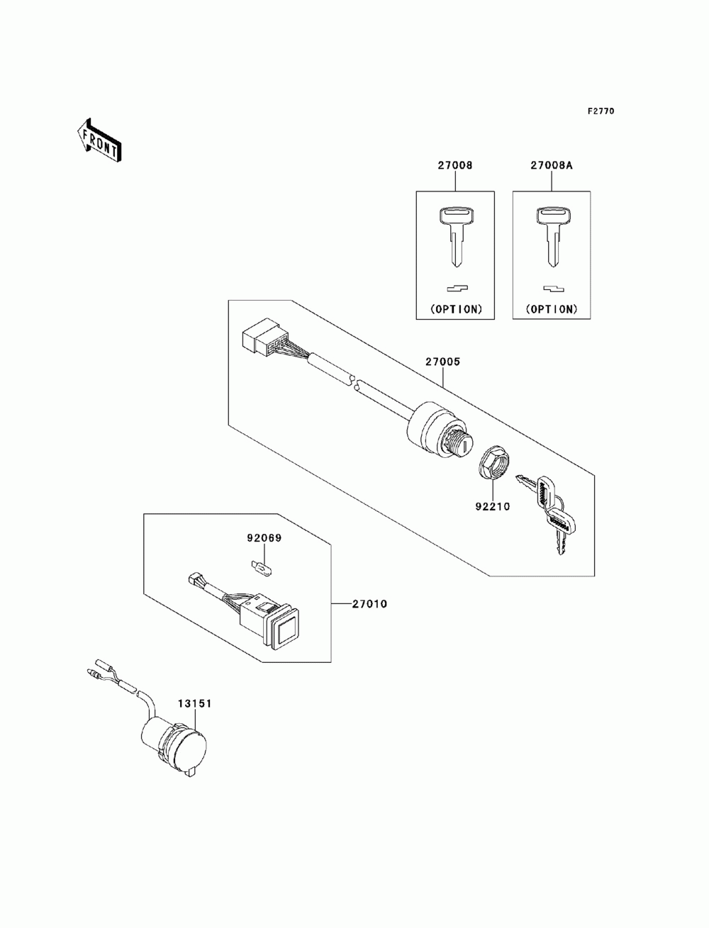 Ignition switch(f9f-fcf)