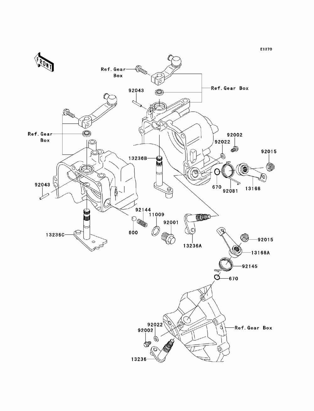 Gear change mechanism