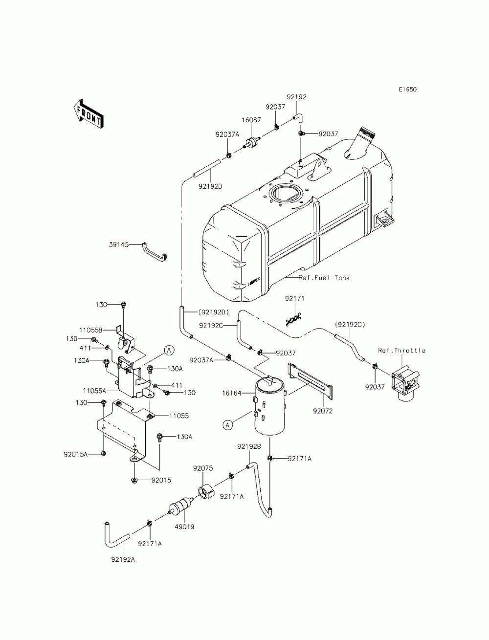 Fuel evaporative system