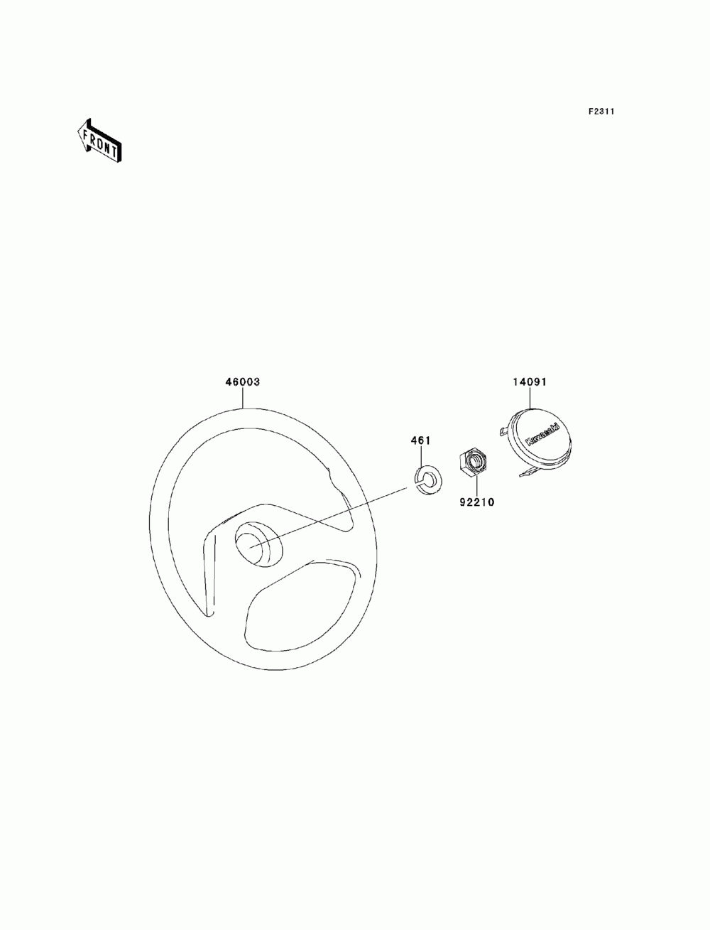 Steering wheel(g9f-gcf)