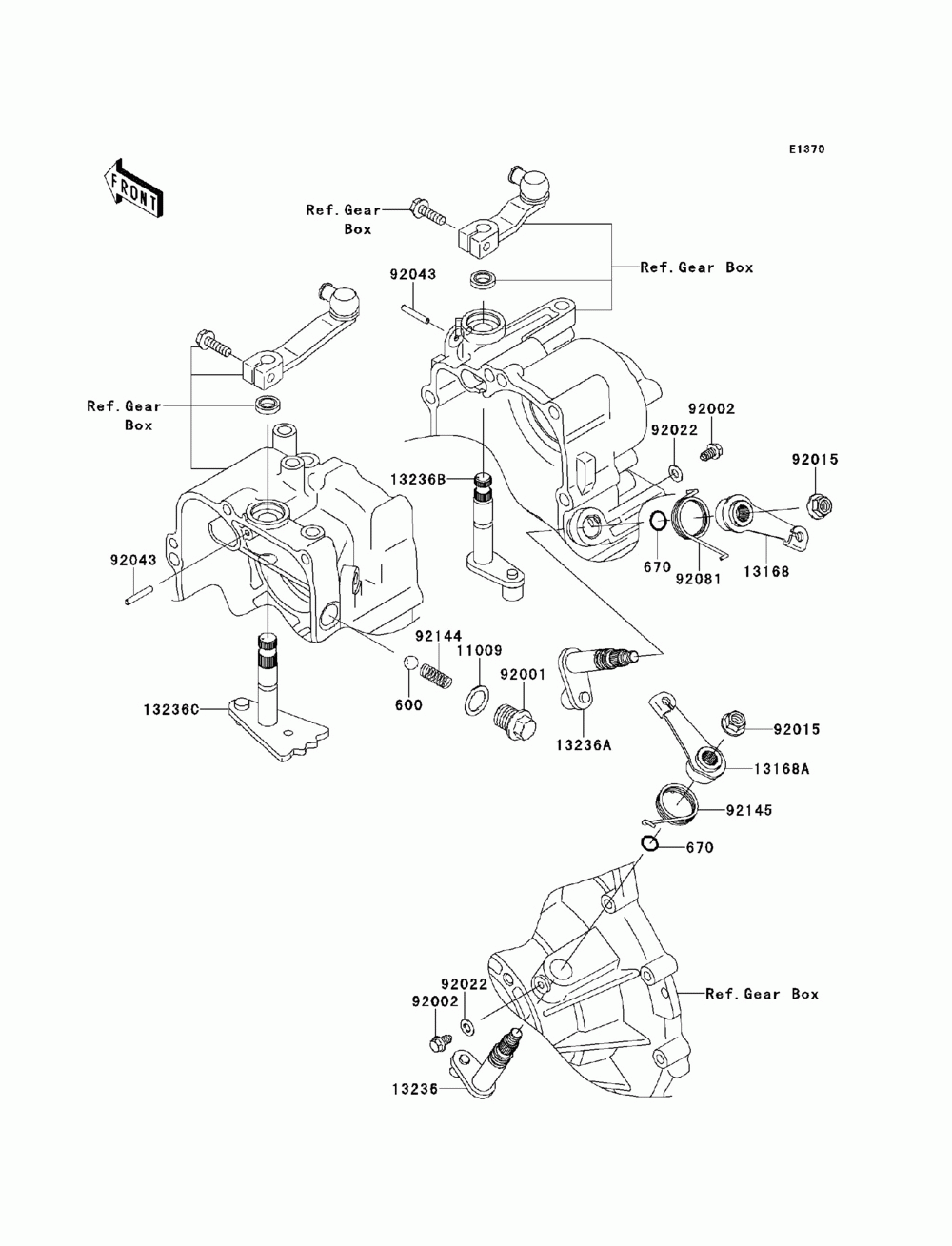 Gear change mechanism