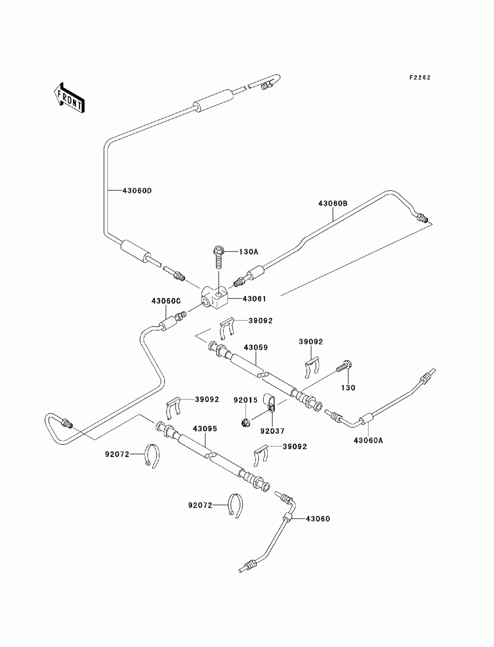 Brake piping