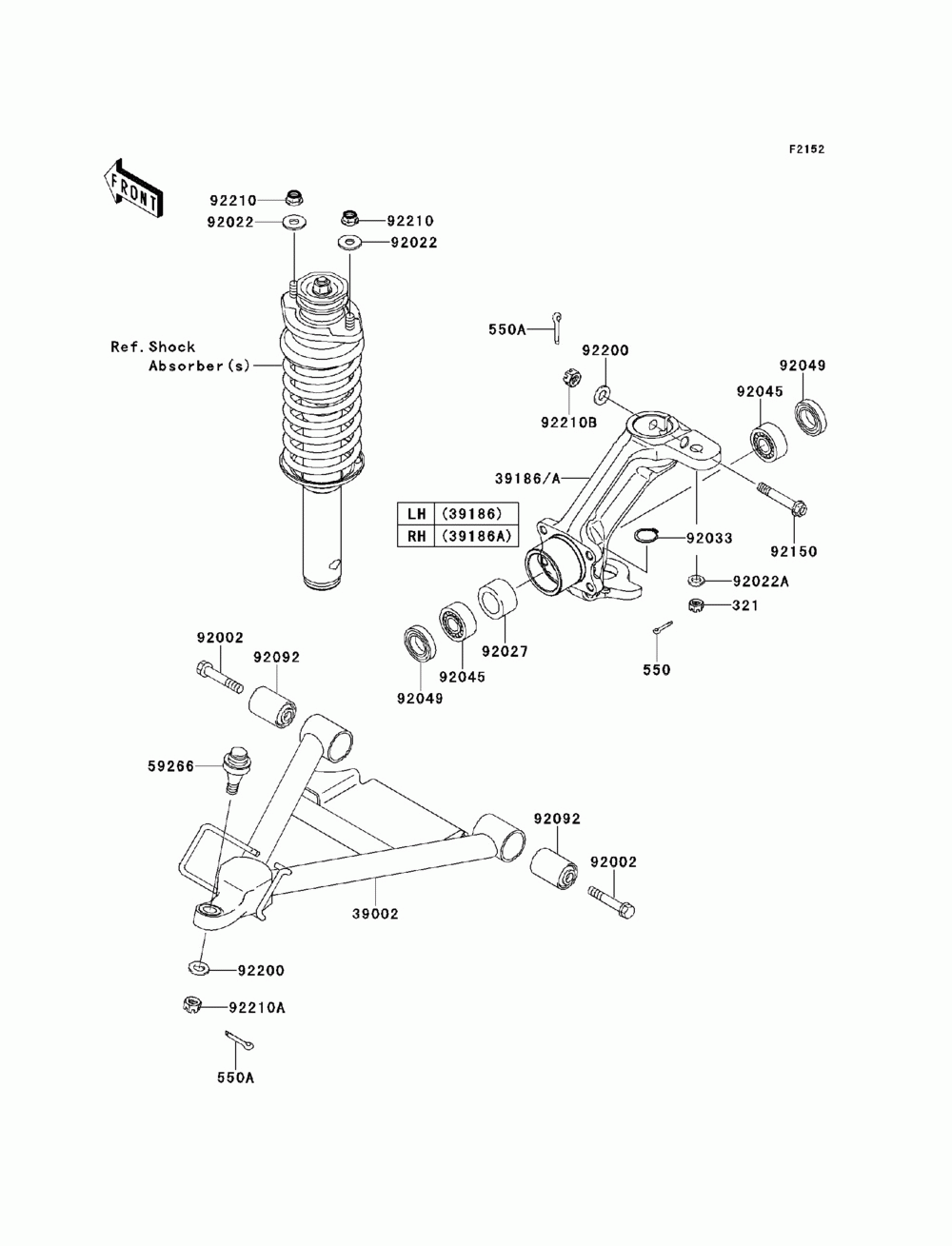 Front suspension