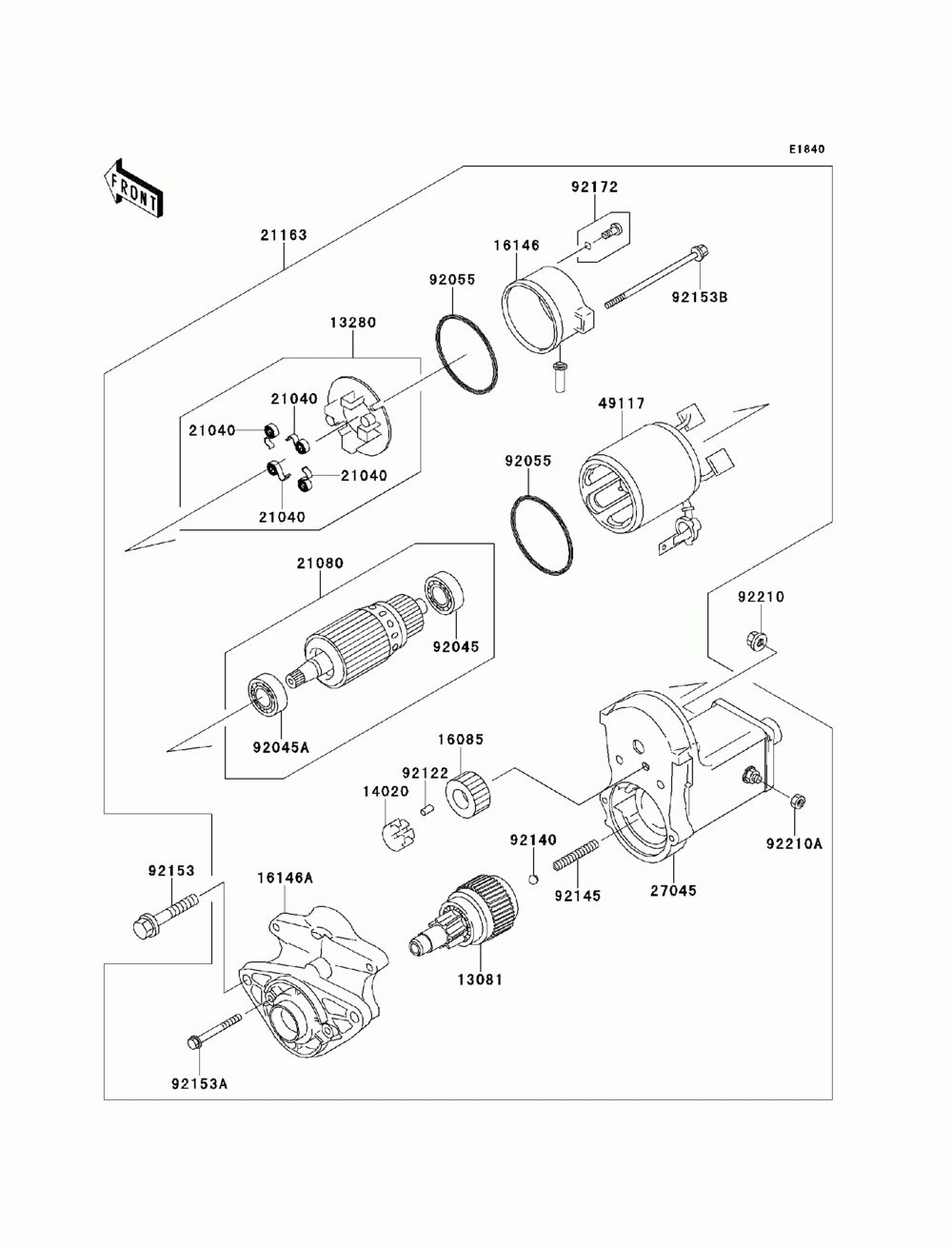 Starter motor