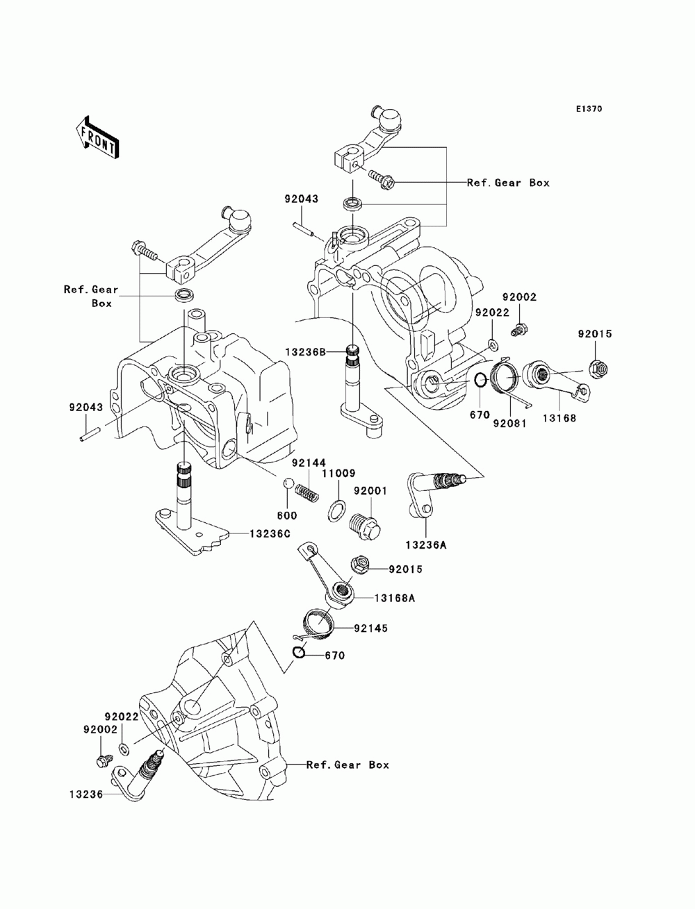 Gear change mechanism