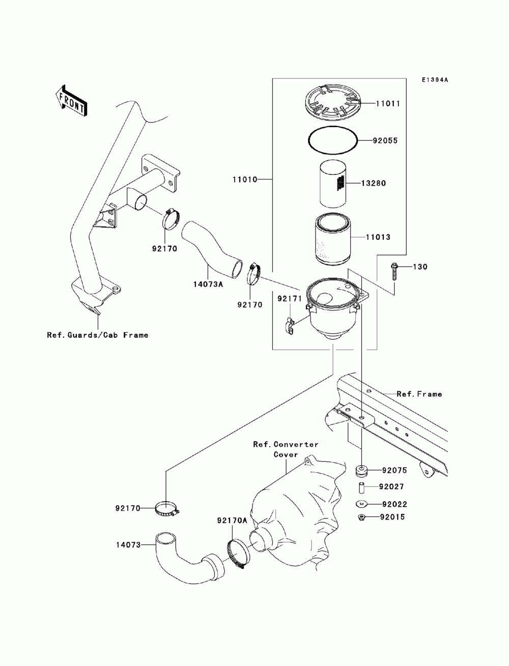 Air cleaner-belt converter(rbf_rbfa)