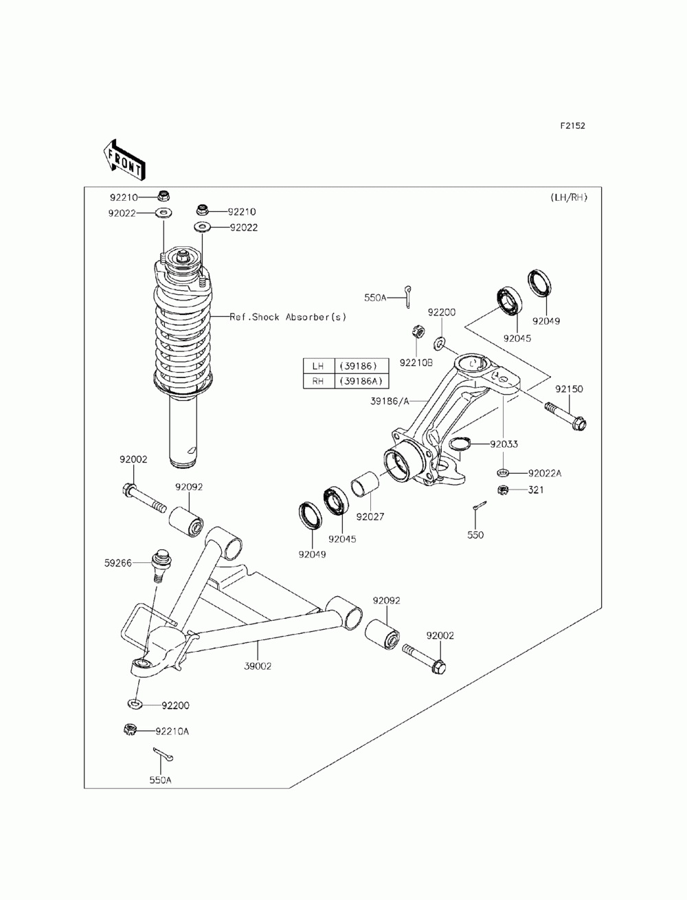 Front suspension