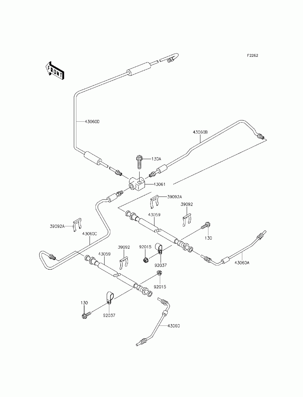 Brake piping