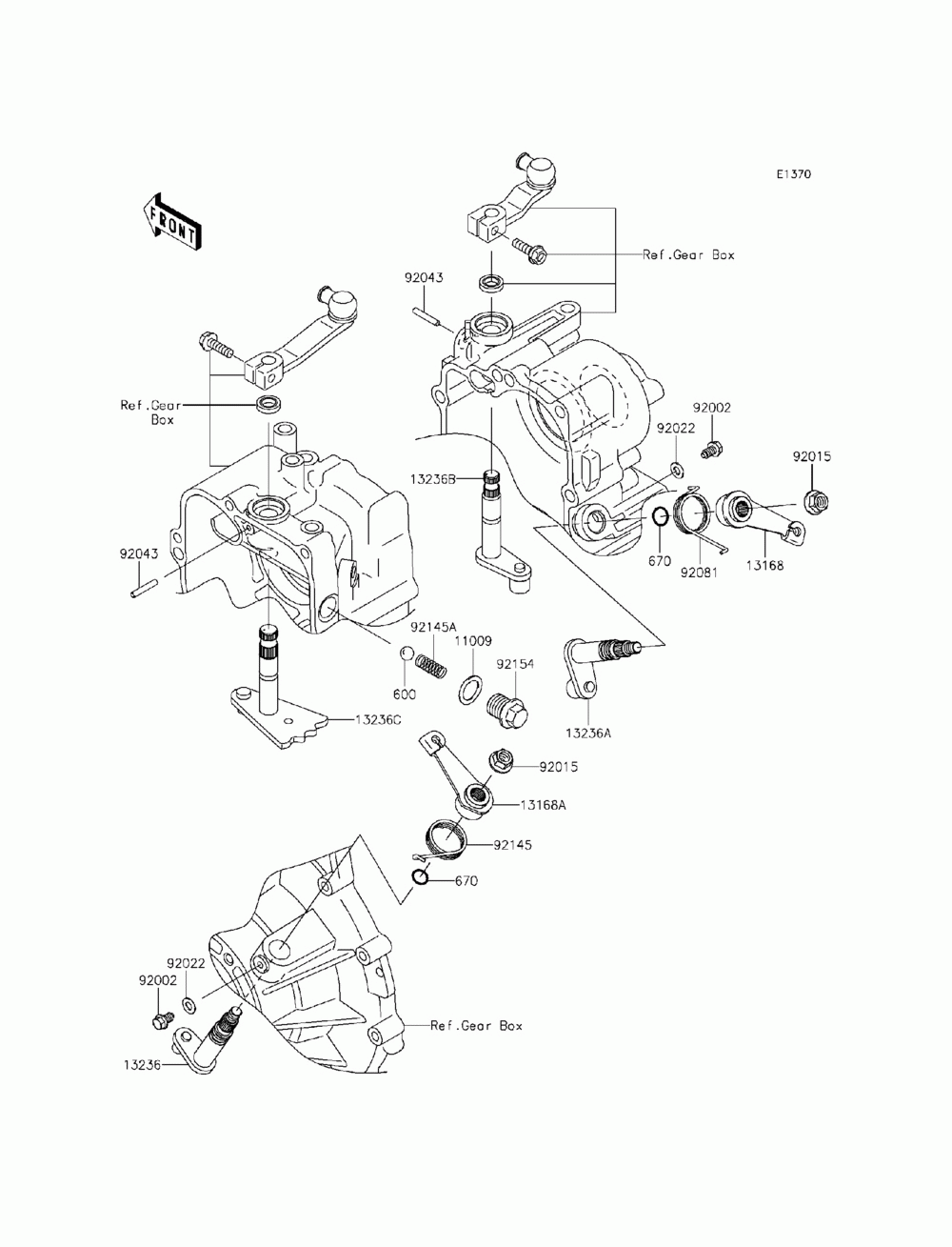 Gear change mechanism