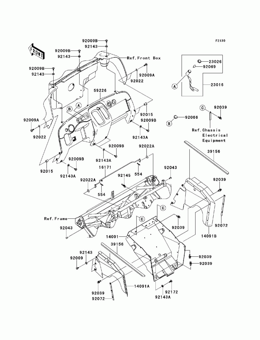 Frame fittings(front)