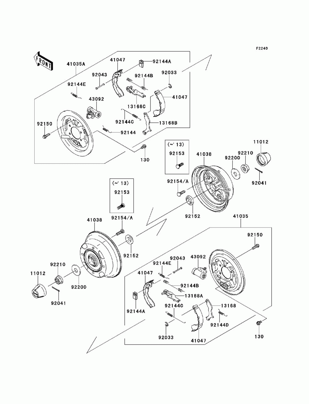 Rear hubs_brakes