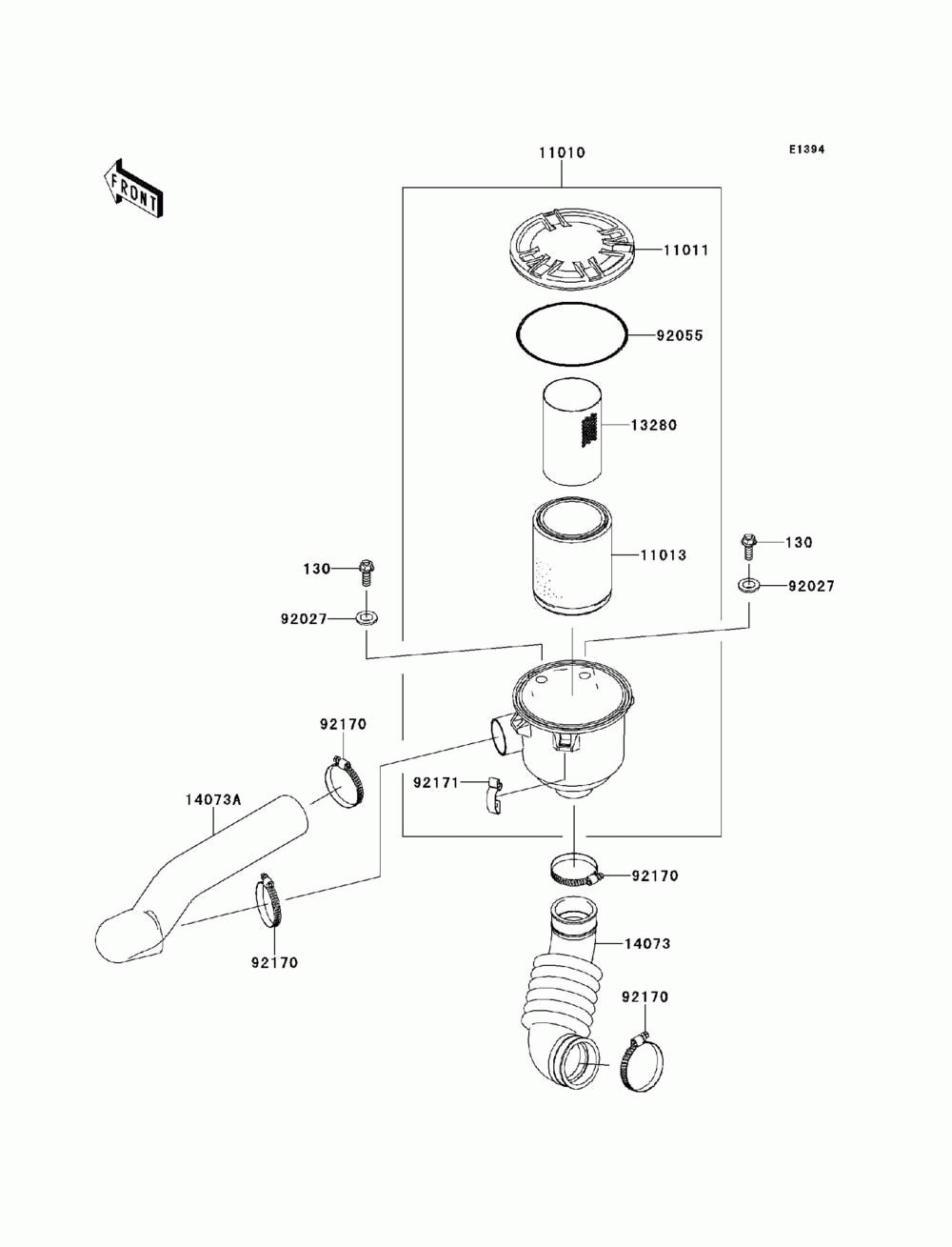 Air cleaner-belt converter