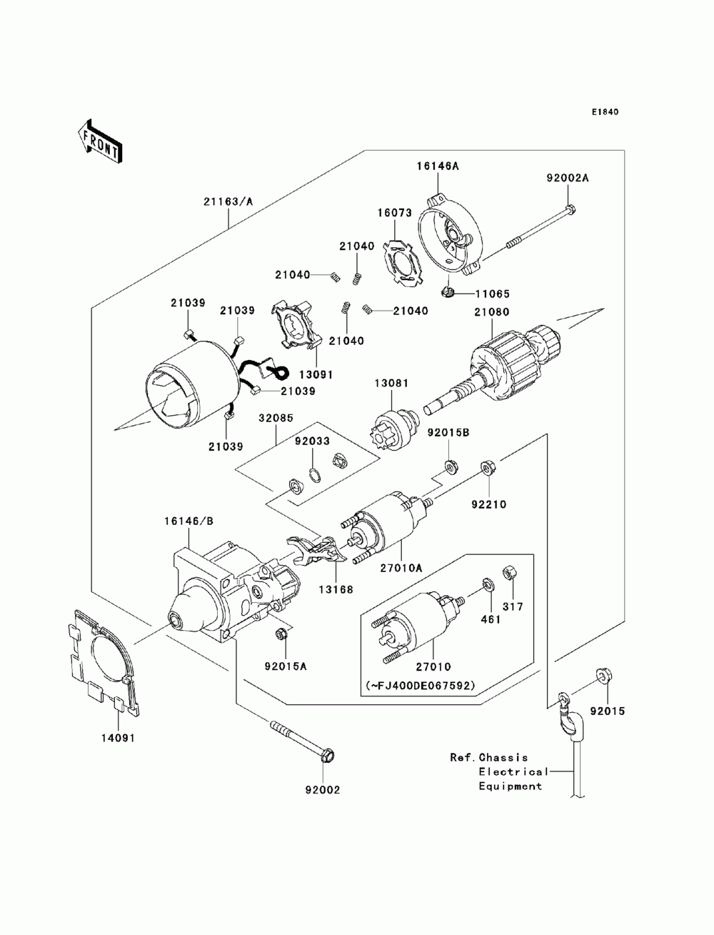 Starter motor