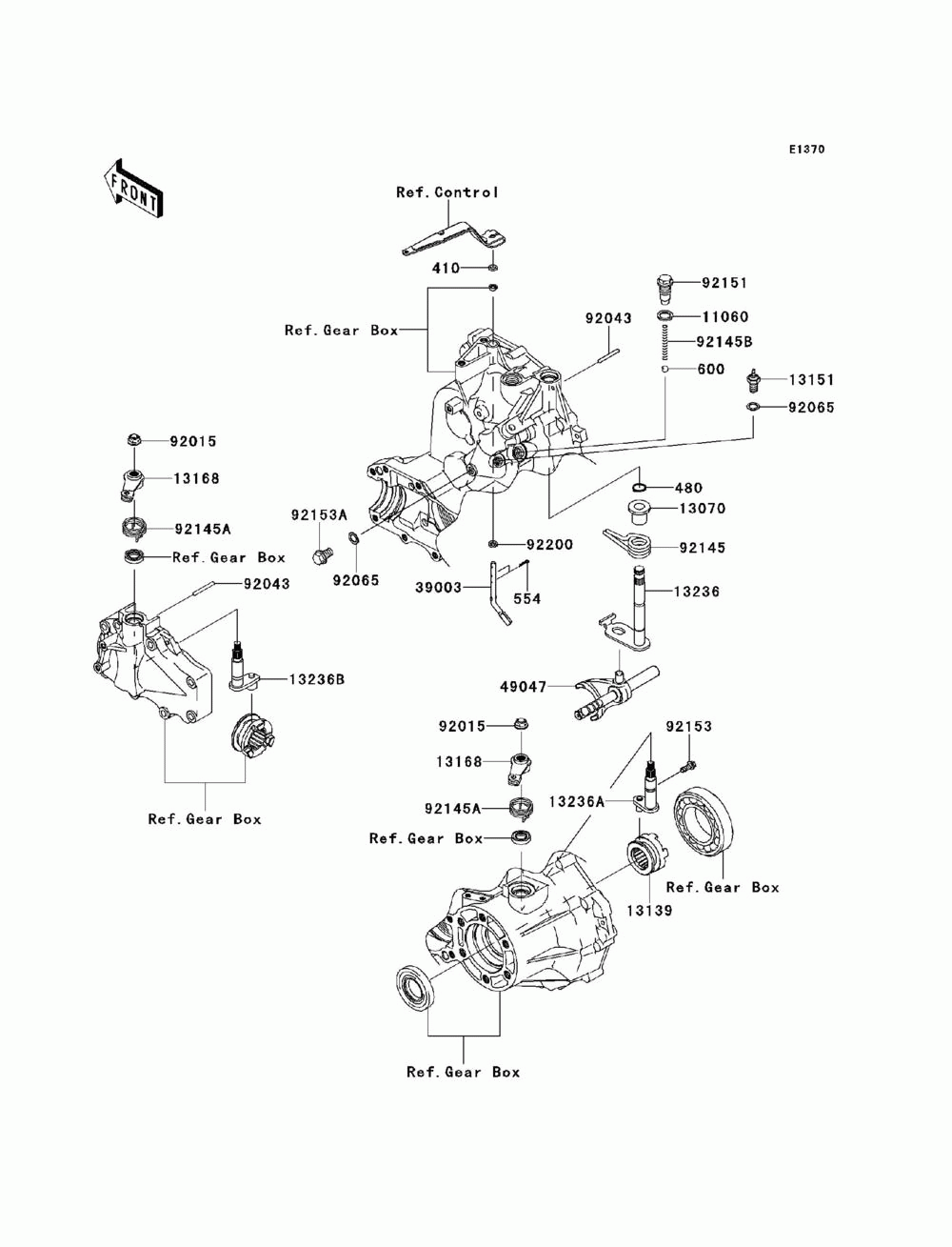 Gear change mechanism