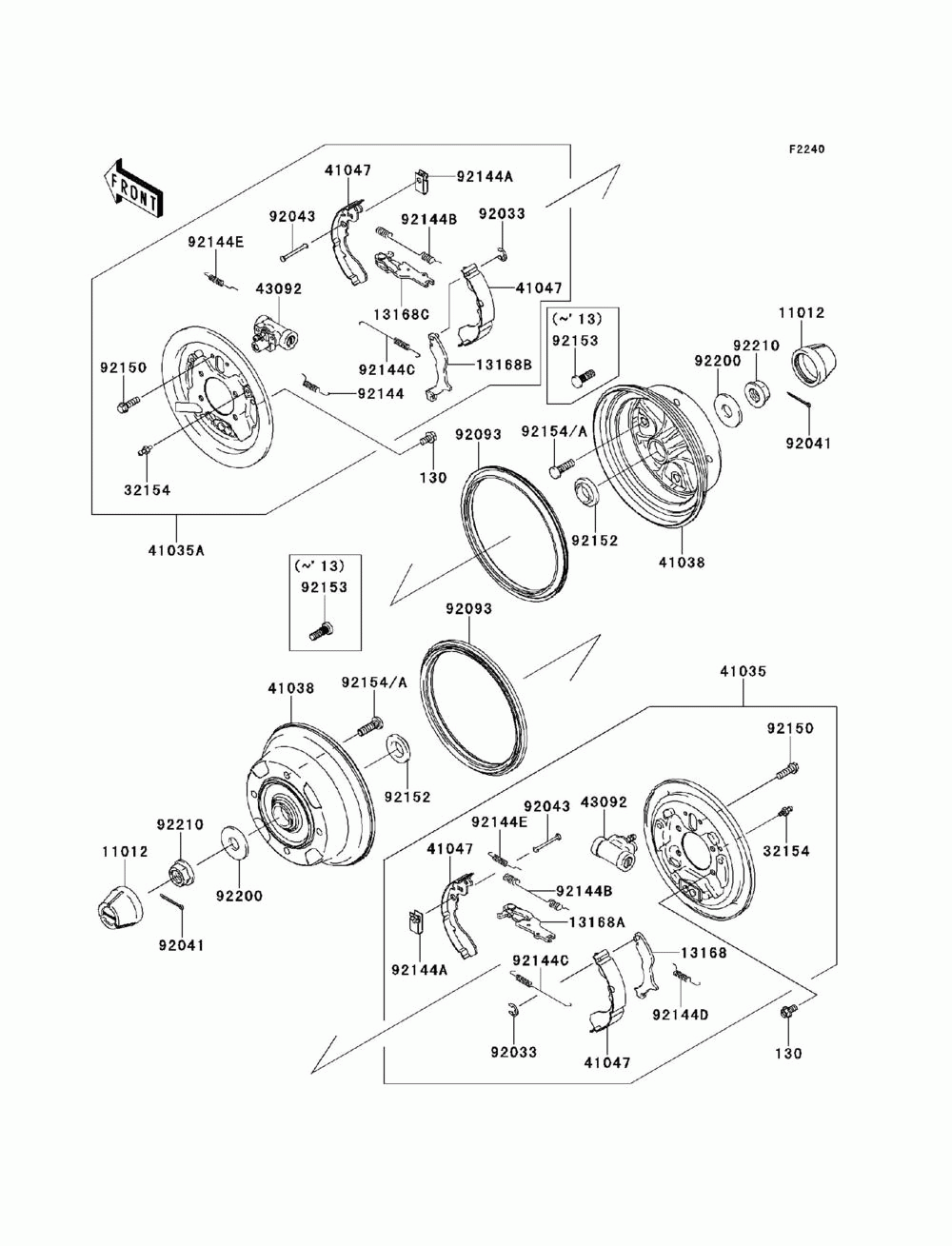 Rear hubs_brakes