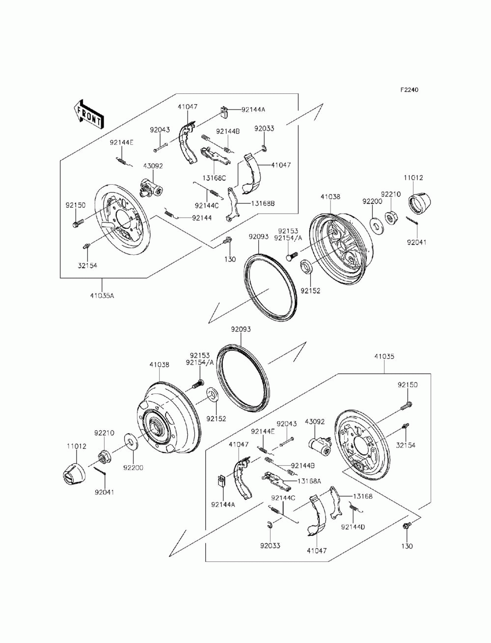 Rear hubs_brakes