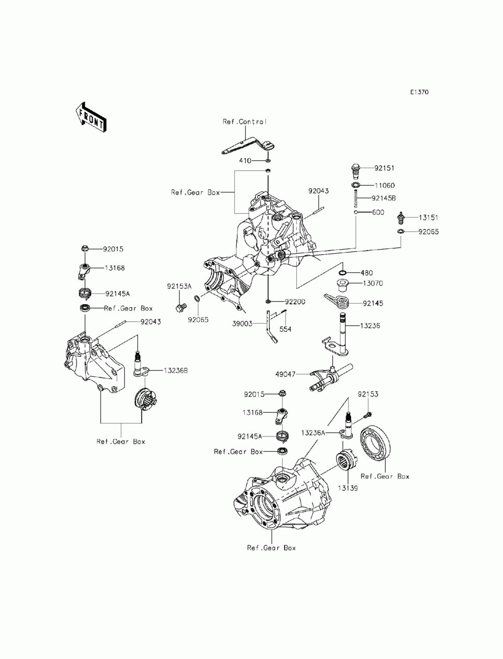 Gear change mechanism