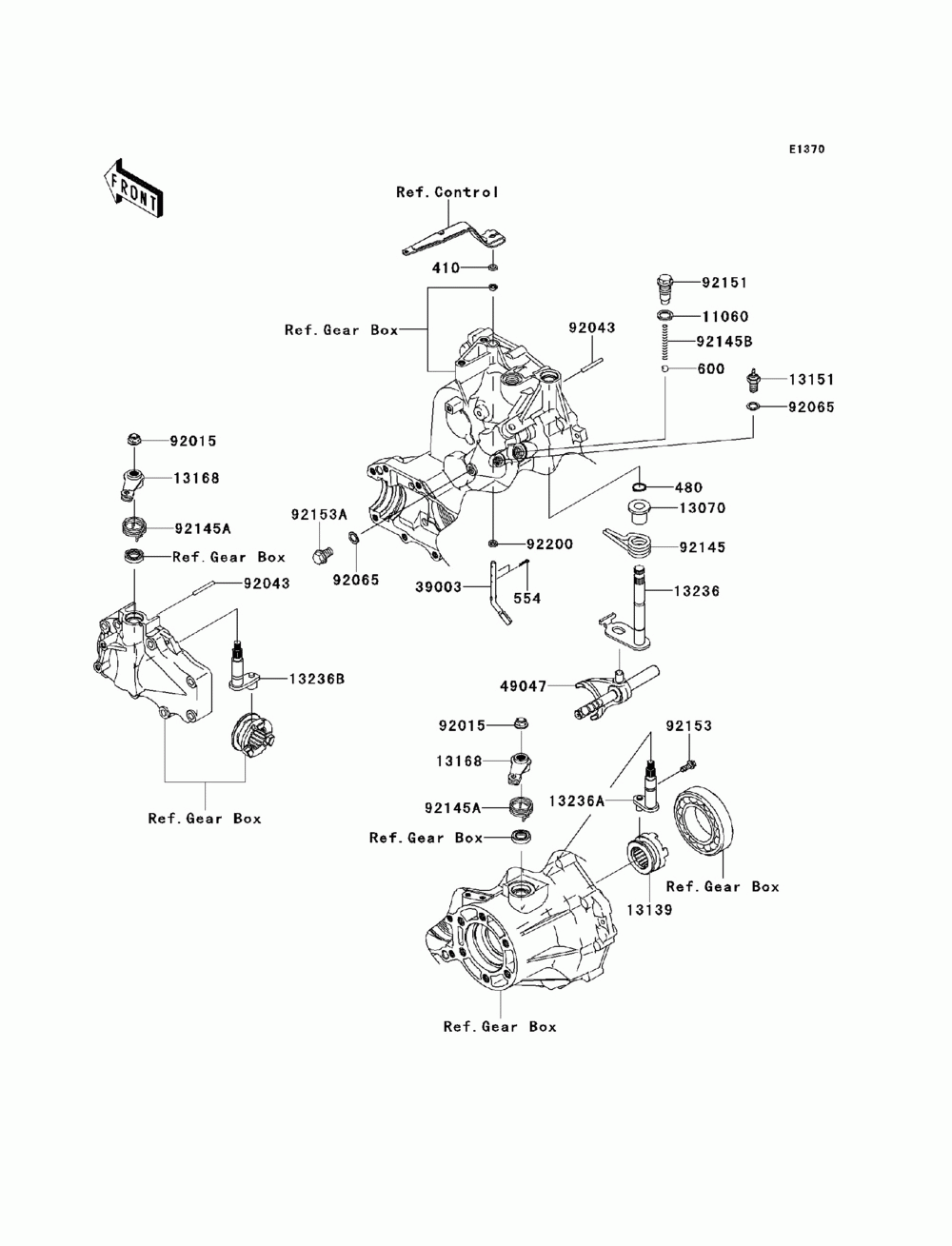 Gear change mechanism