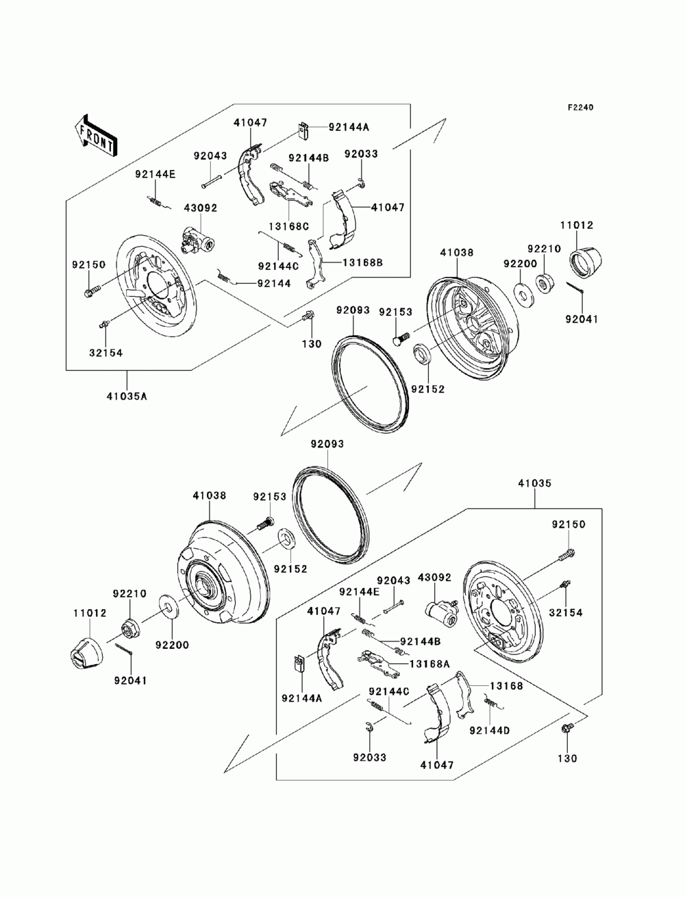 Rear hubs_brakes