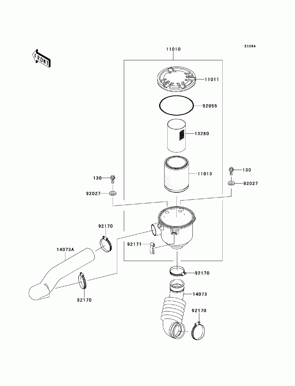 Air cleaner-belt converter