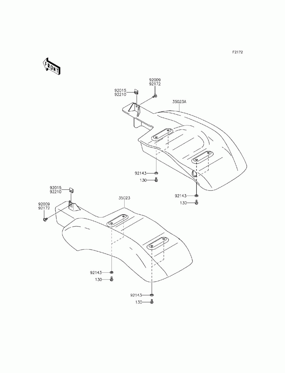 Rear fender(s)