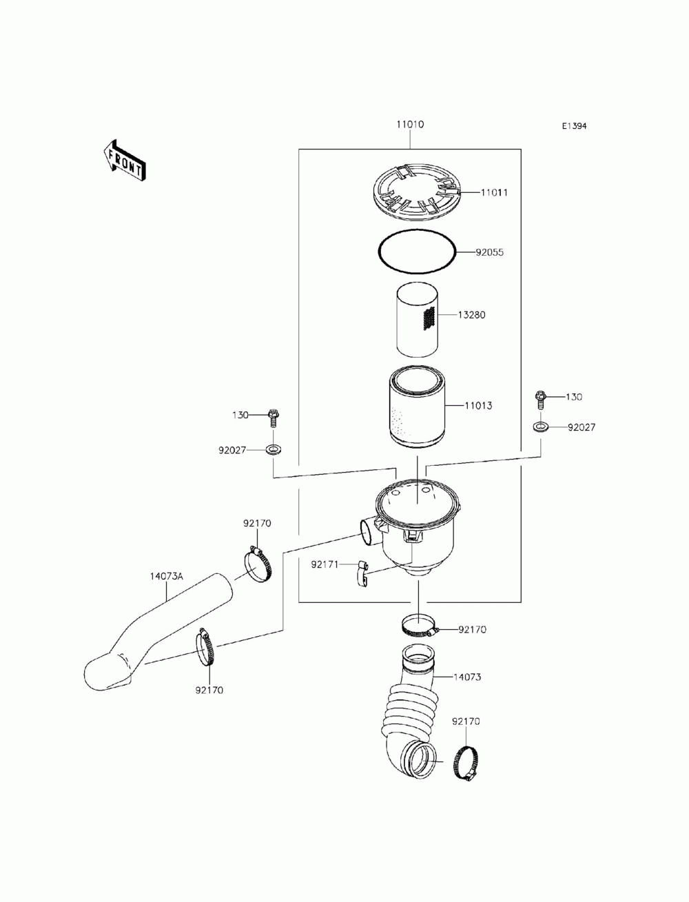 Air cleaner-belt converter