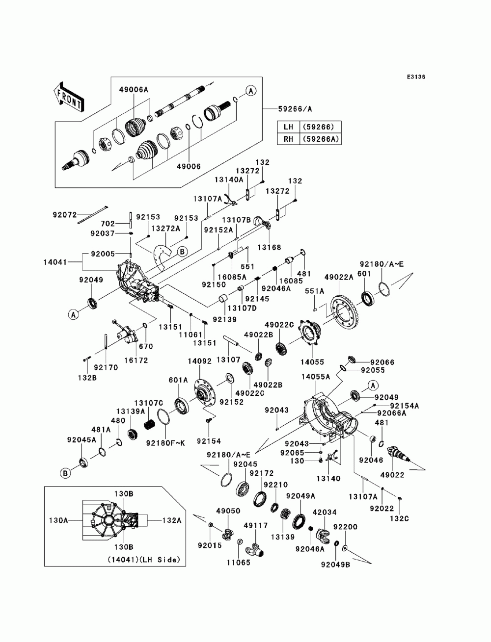 Drive shaft-front(acf)