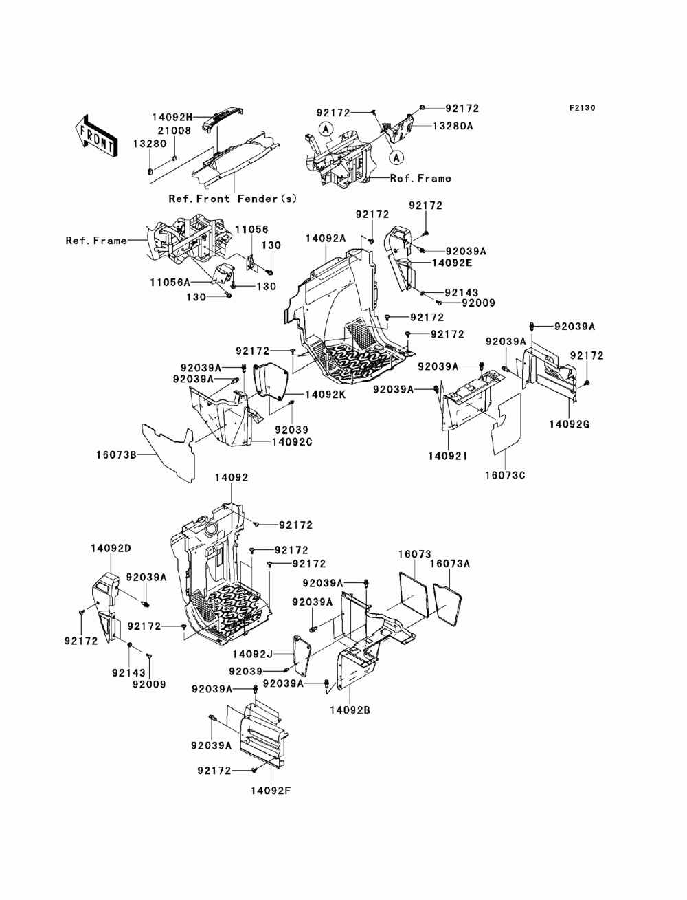 Frame fittings(front)