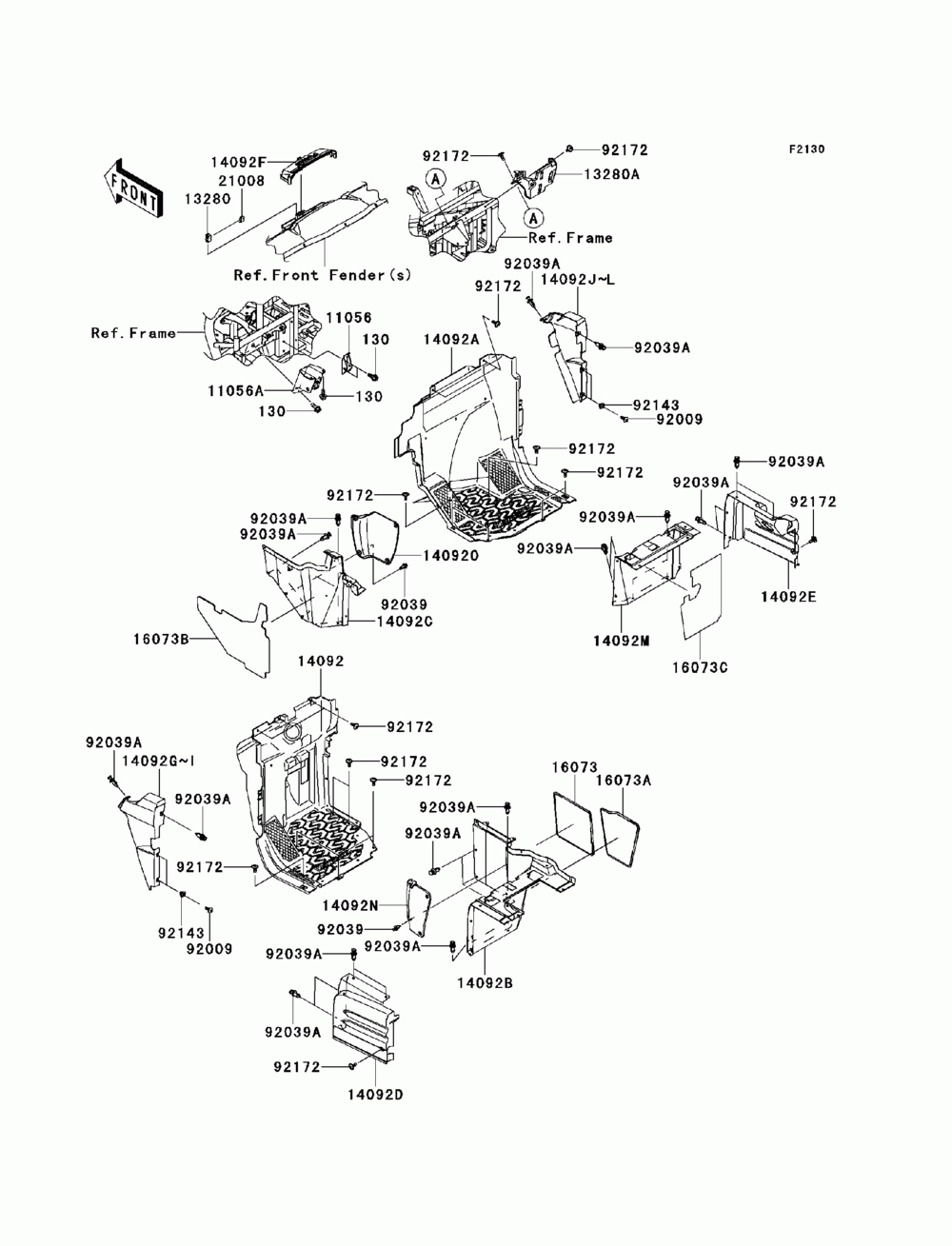 Frame fittings(front)