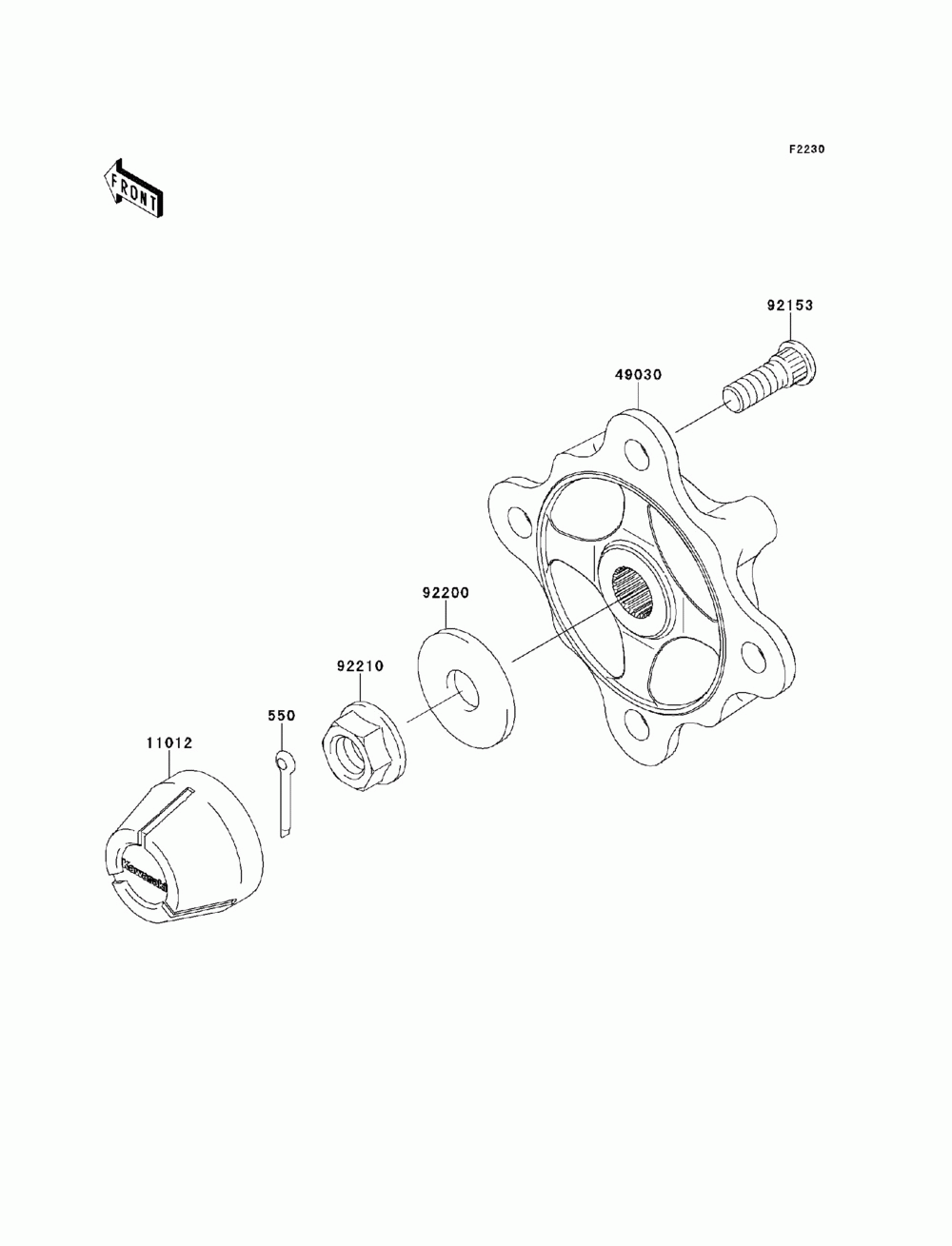 Front hubs_brakes