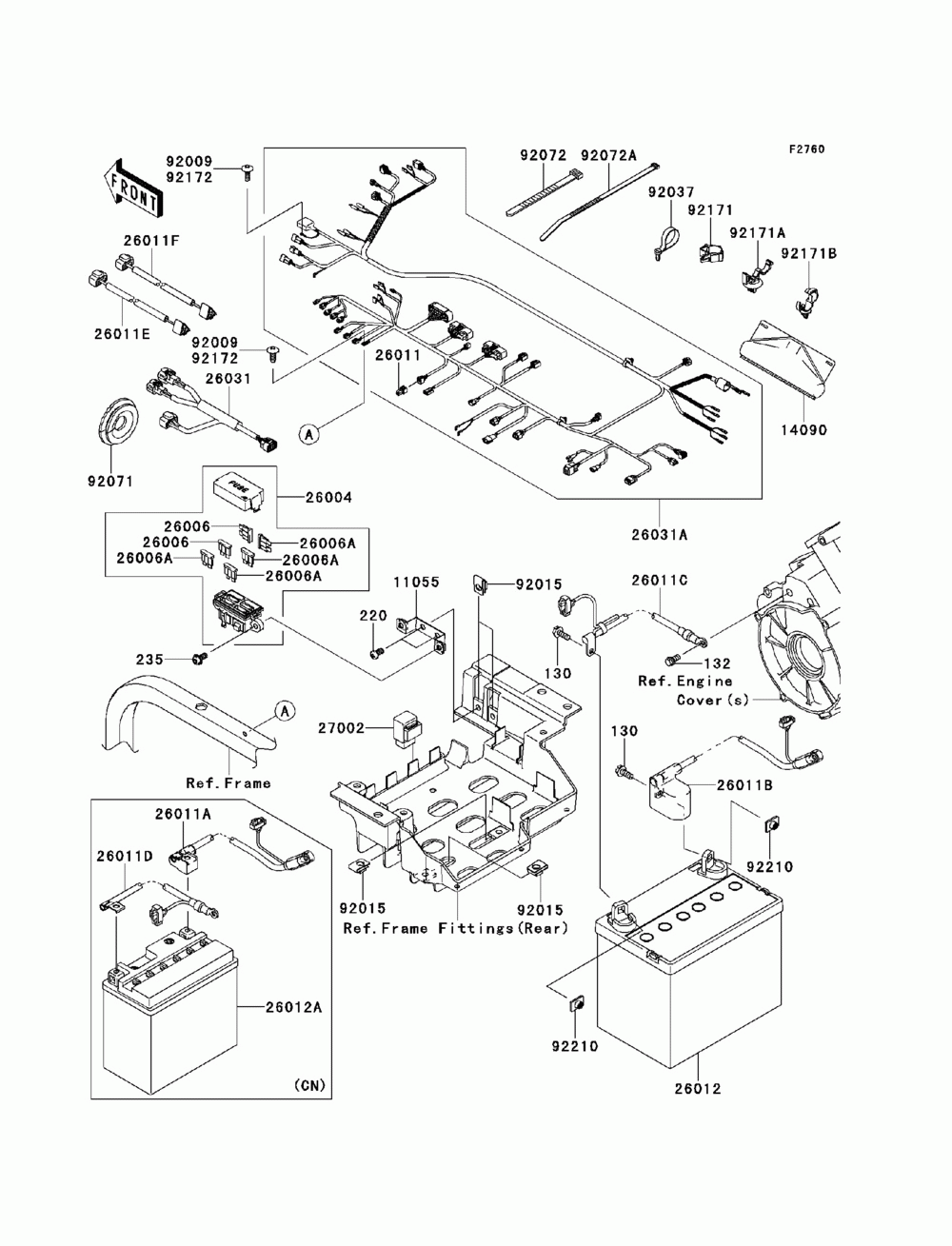 Chassis electrical equipment