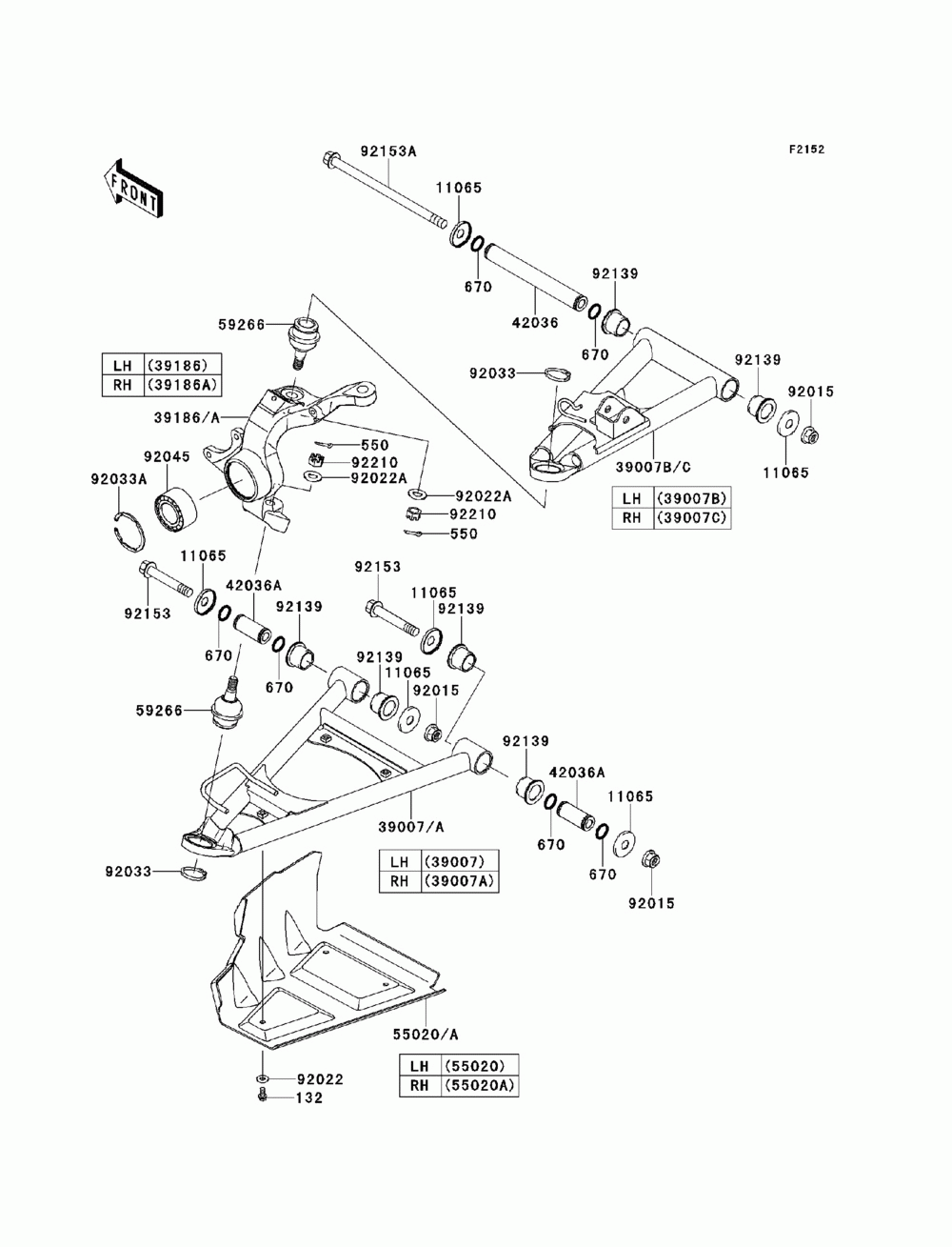 Front suspension