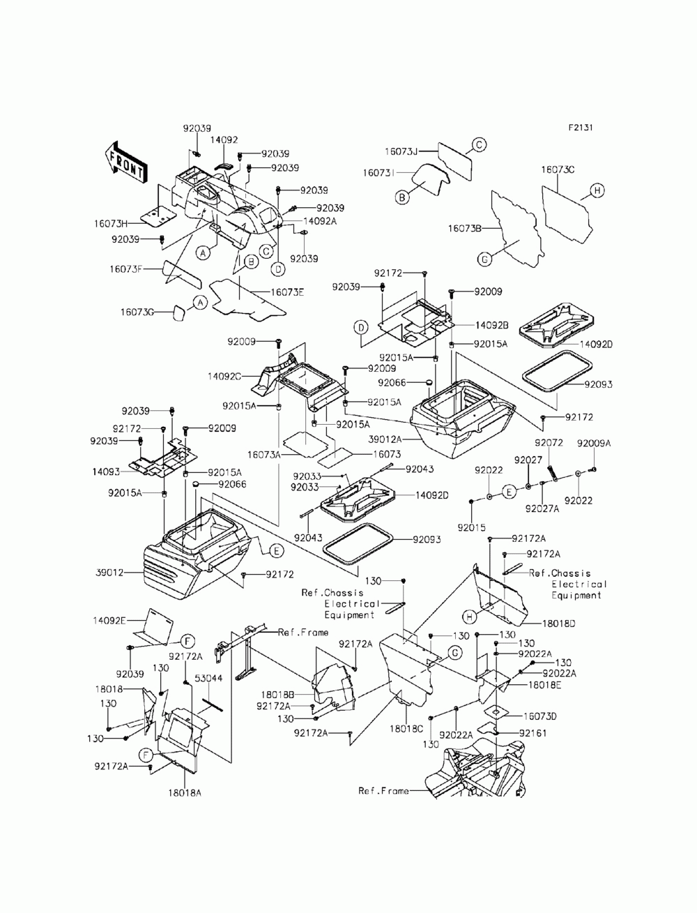 Frame fittings(rear)