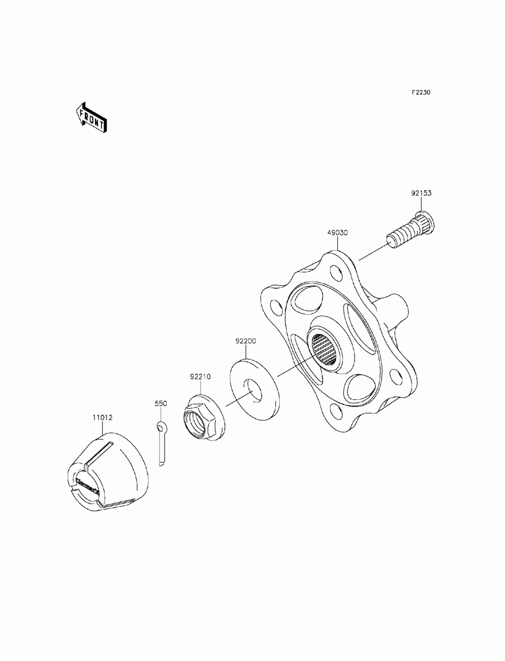 Front hubs_brakes