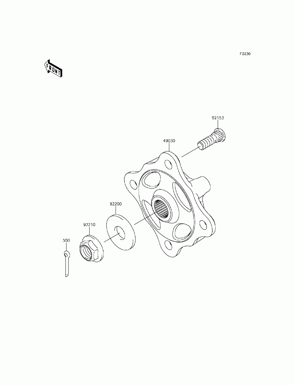 Front hubs_brakes