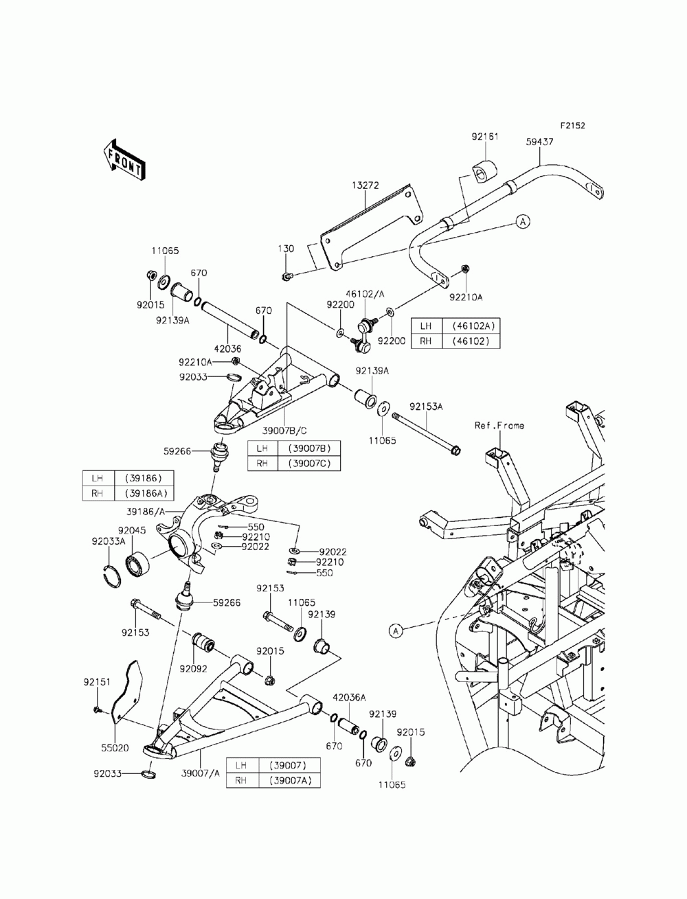 Front suspension