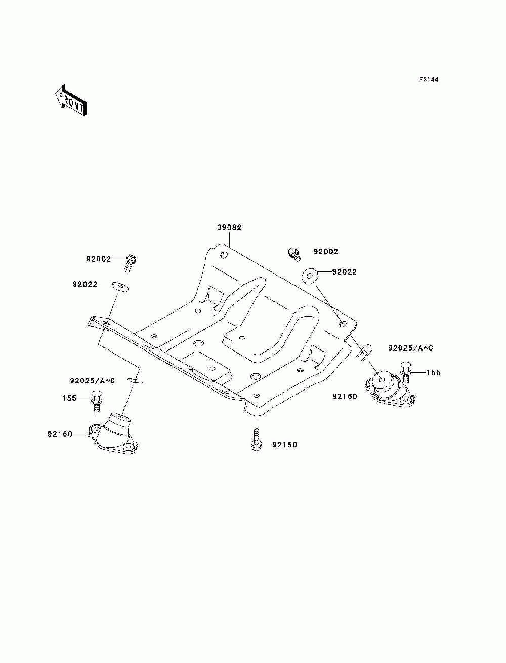 Крепления двигателя