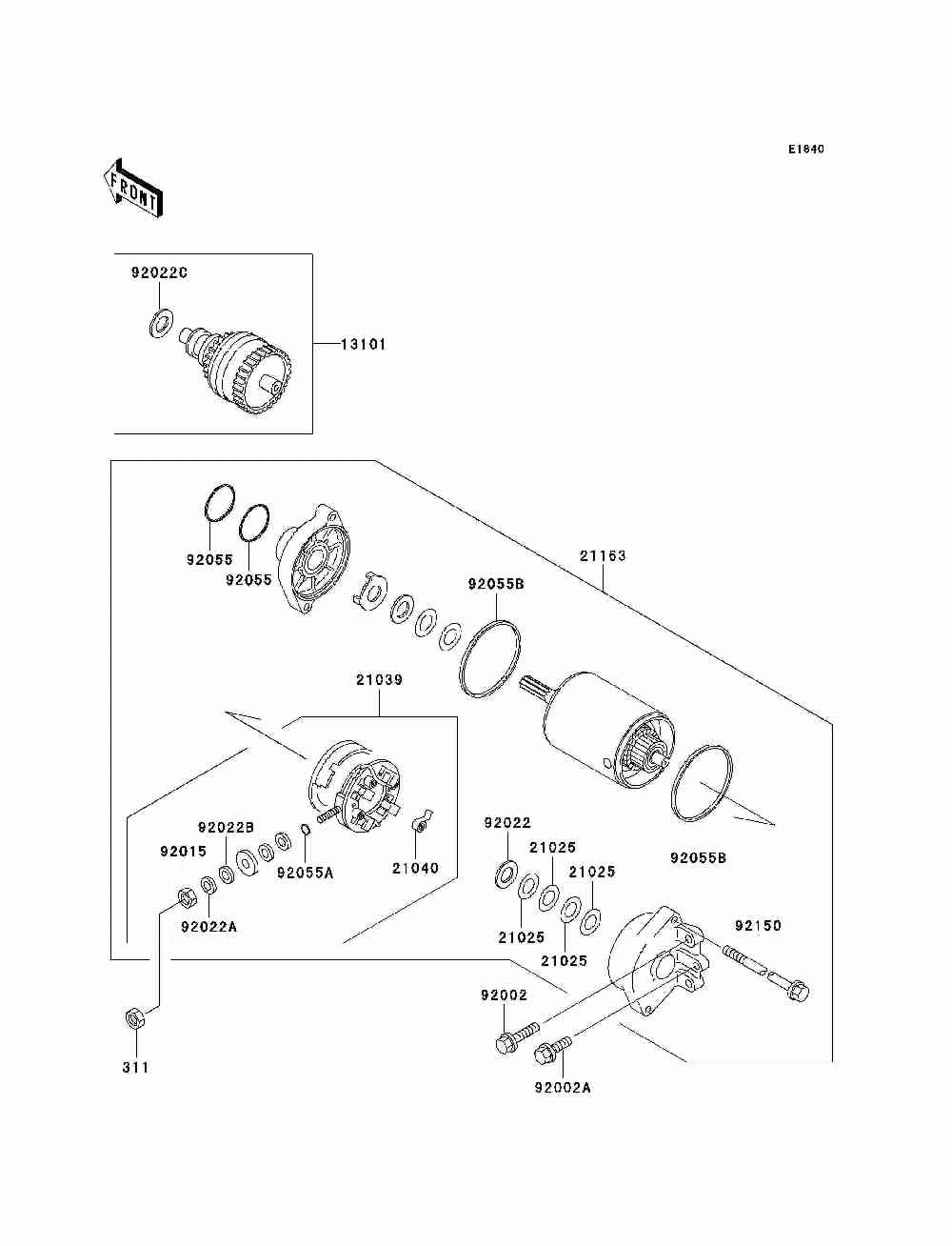 Starter motor