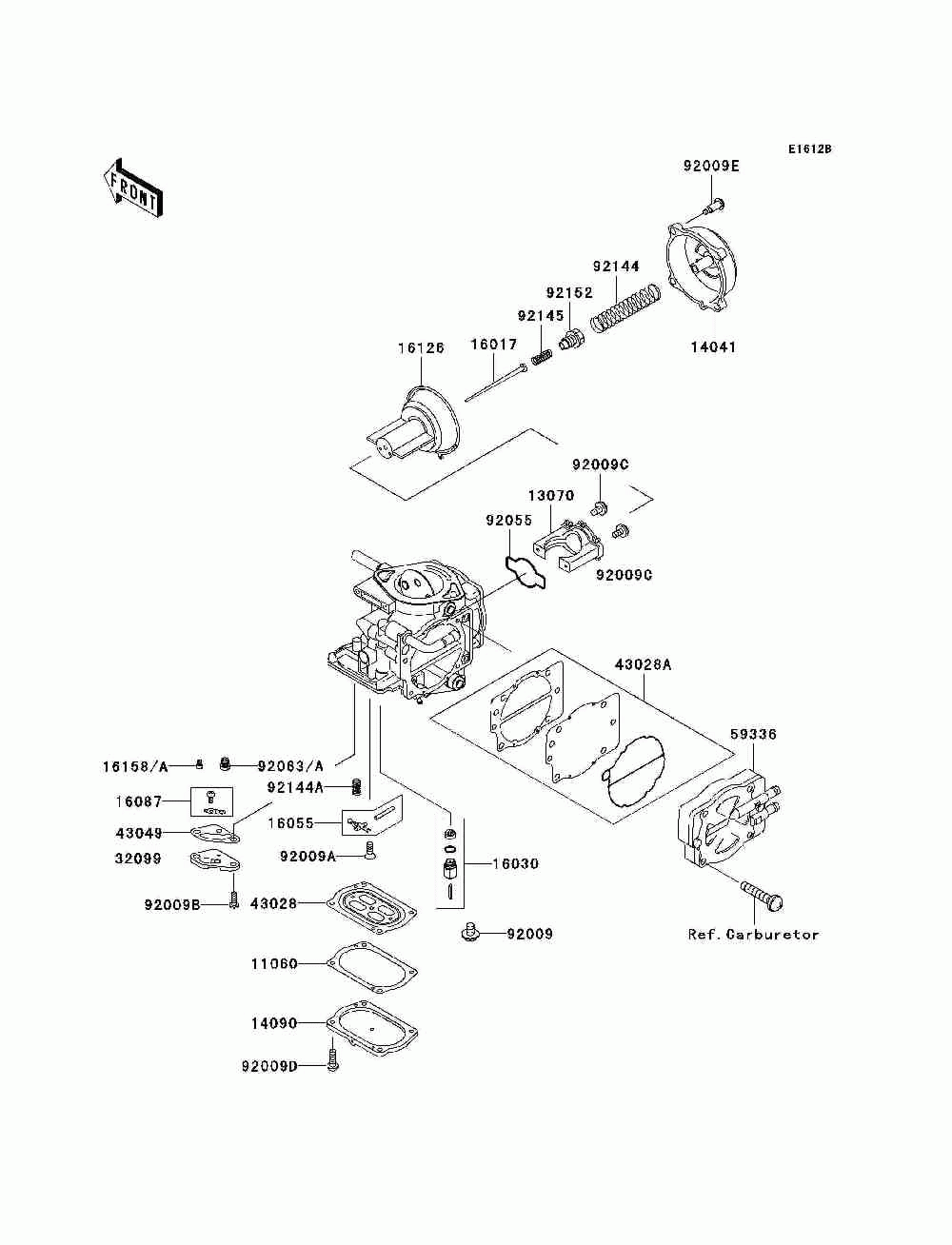 Carburetor parts(jh1100-a3_a4)