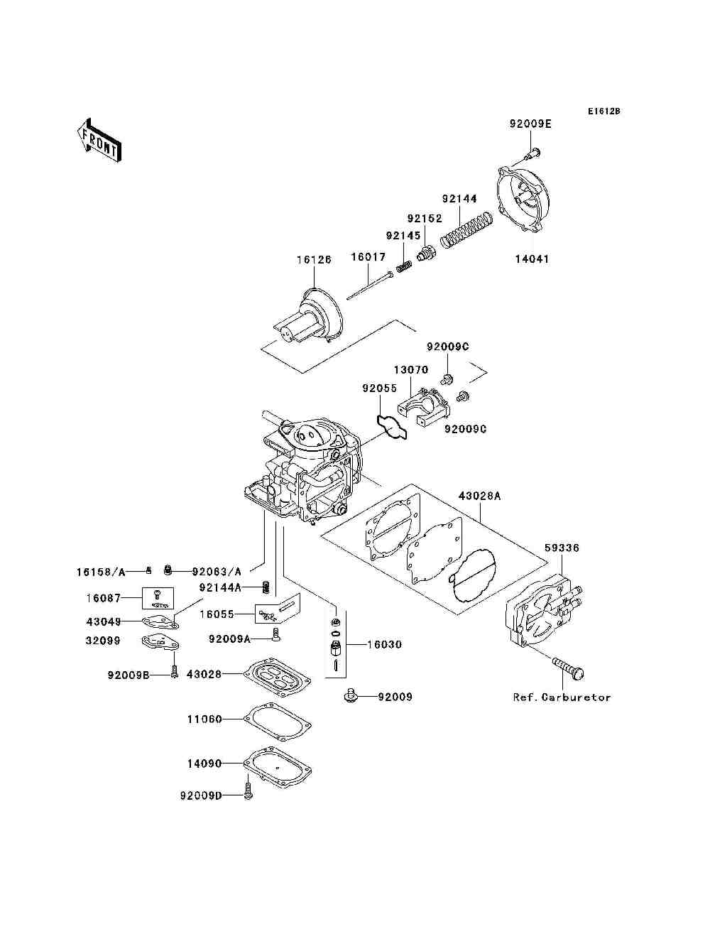 Carburetor parts(jh1100-a3  a4)