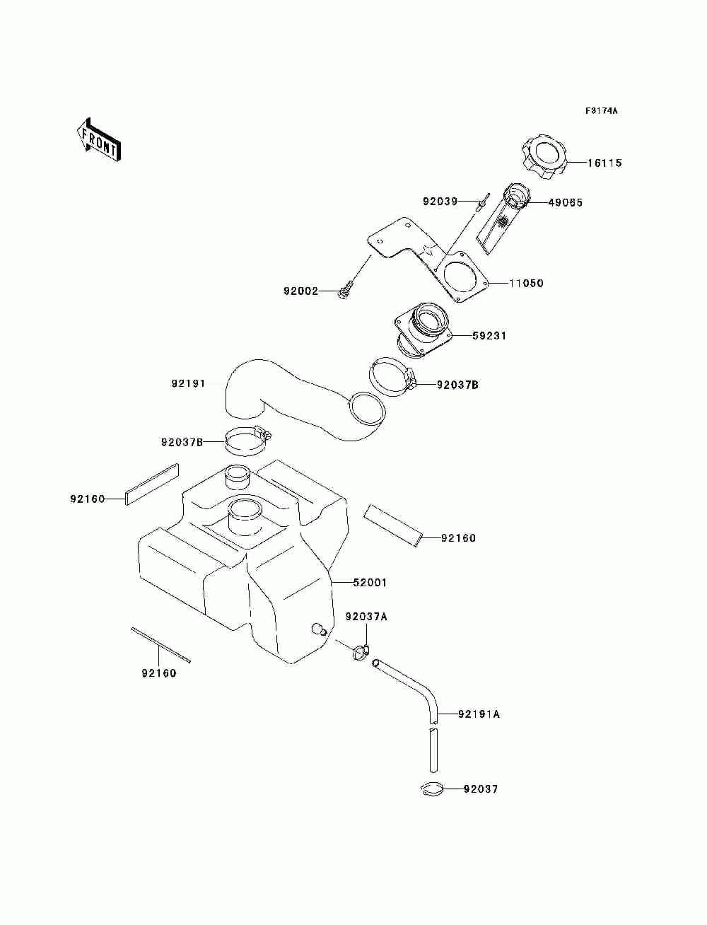 Oil tank(jh1100-a2-a5)