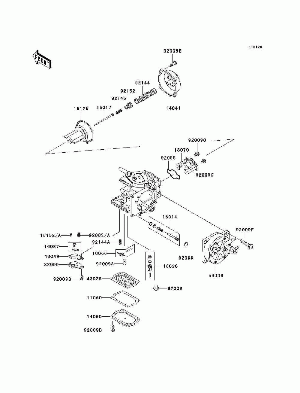 Carburetor parts(jh1100-a5)