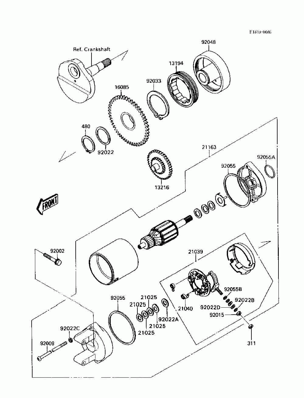 Starter motor(js300-a1)