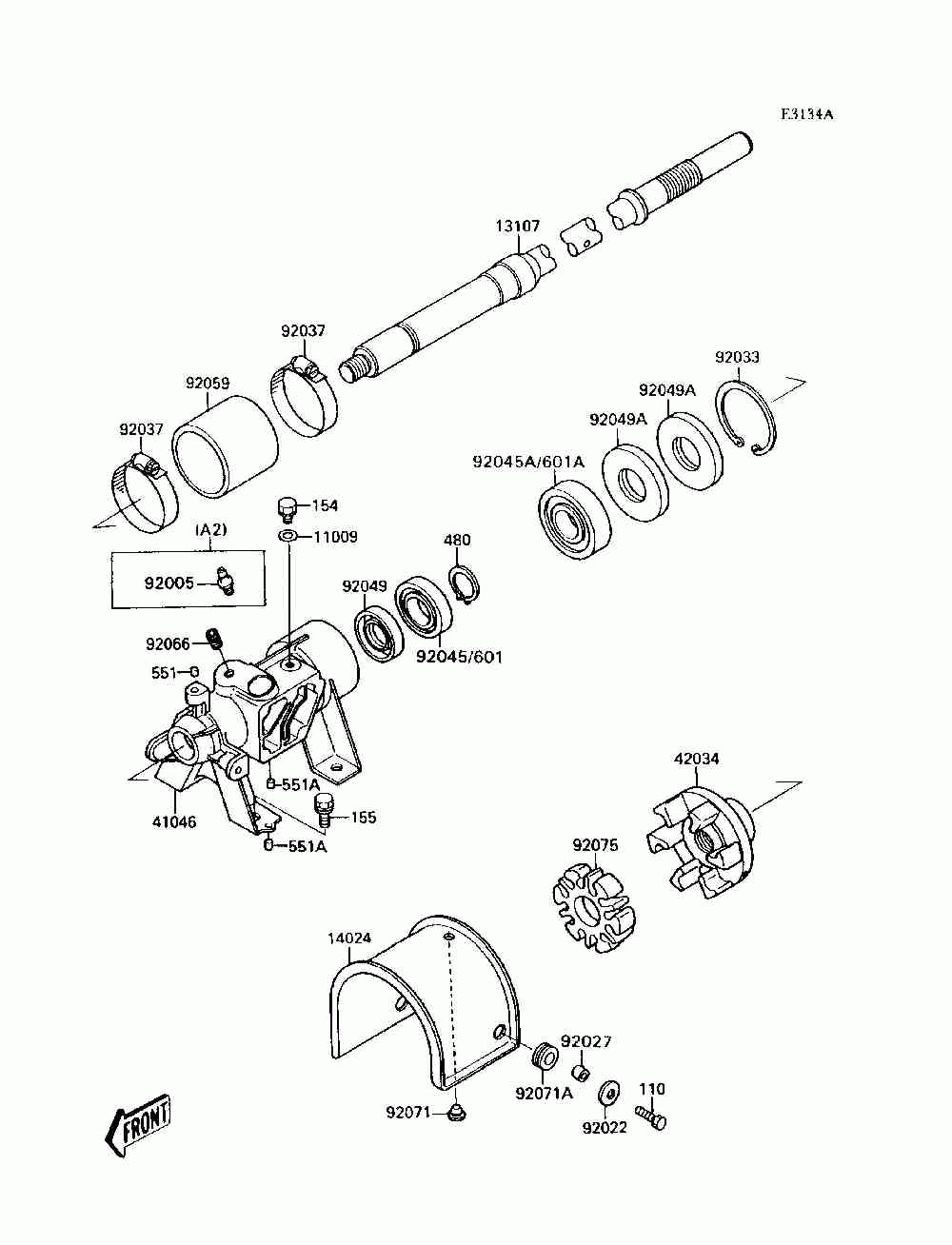 Drive shaft(js300-a2_a3_a4_a5)